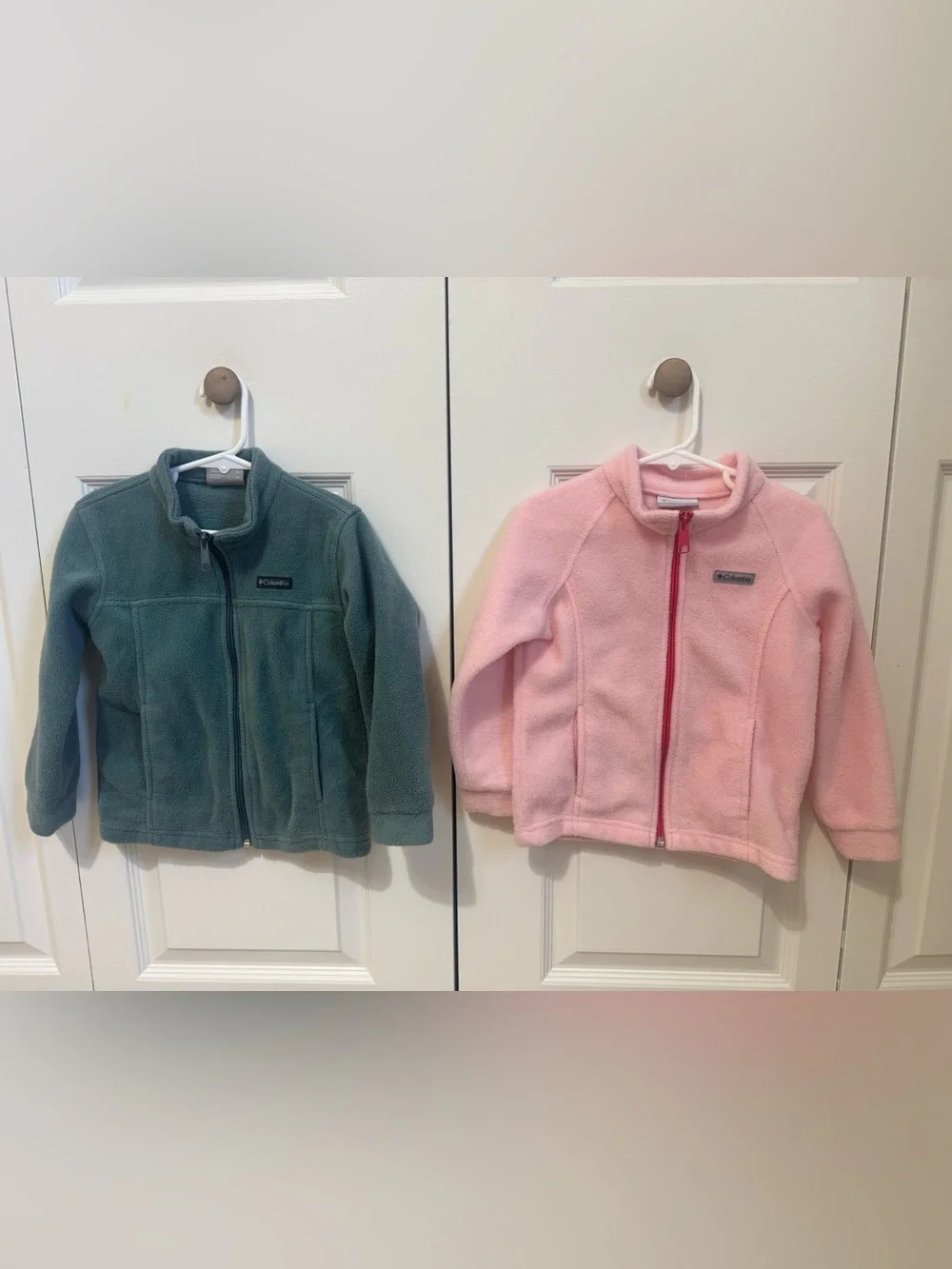 Columbia fleece jackets set of two size 4t